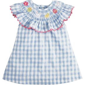 Mud Pie Girls Children's Easter Smocked Baby Dress