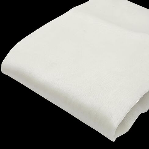 قماش الأورجانزا بطول 5 ياردات من قماش الأورجانزا الشفاف للزفاف، والأزياء، والحرف اليدوية، والديكورات الأورجانزا الحريرية اللامعة 44 بوصة - (أصفر) in Kuwait