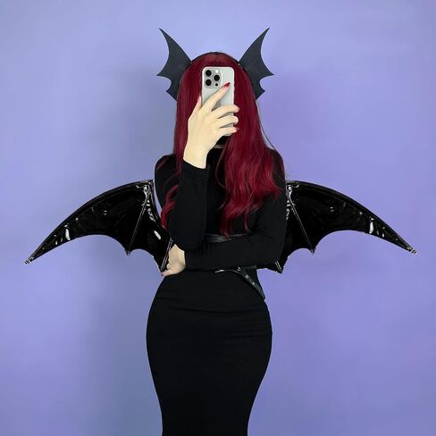 KORURACLUB Wings cosplay halloween bat wings Succubus wings clothing Accessories bat wings Devil wings in Saudi Arabia