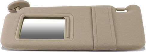 DNA Motoring ZTL-Y-0157-R-GY Factory Style Right Passenger Side Sun Visor Compatible with 09-16 Toyota Venza Illuminated Models in Saudi Arabia