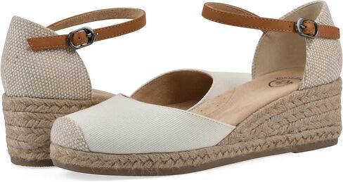 WHITE MOUNTAIN Women's Maintain Mini-Heel Espadrille Sandal in Kuwait