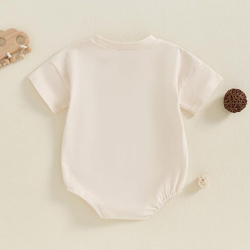 Baby Girl Boy 1st Birthday Outfit My First Rodeo Western Bubble Romper T-Shirt Short Sleeve Bodysuit Summer Clothes in Kuwait