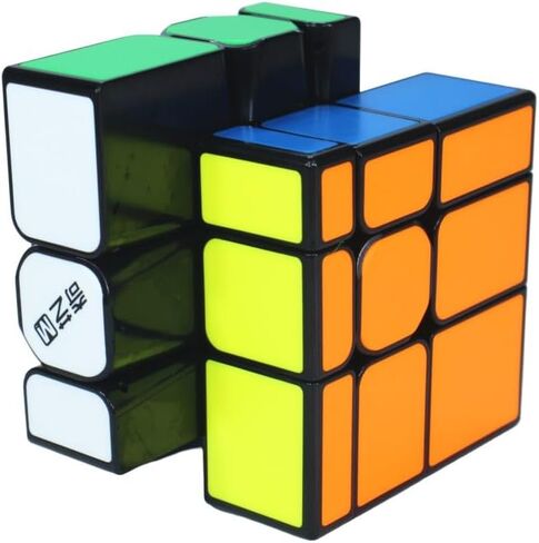 Qiyi Magnetic Mirror Cube 3x3x3 Speed Cube Magnets stickerless 3x3 Mirror Blocks Cube Different Shapes Cube with Titles (Blue) in Kuwait