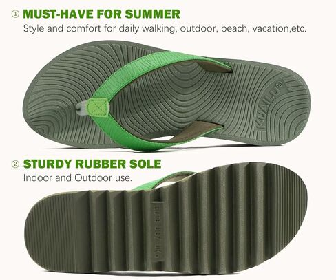 Kuailu Women's Flip Flops Ladies Yoga Mat Platform Thong Thong Thong Thong Womans Lightweight Slip on Beach Flip Flop Sandles ، وسادة ناعمة ، ودعم قوس in Kuwait