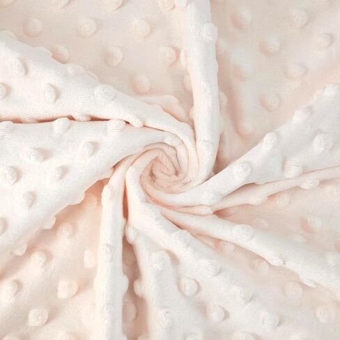 Baby Blankets for Girls with Strawberry Pink, Super Soft Plush Lightweight Nursery Bed Blanket for Newborn Infant Toddler, Cute Crib Throw Blanket with Double Layer Dotted Backing 30x40 Inch in Saudi Arabia