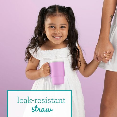 Infantino My 1st Tumbler-Tumblers مصغرة رائعتين مع قش مقاومة للتسرب والمقبض الصديق للطفل ، يشجع الترطيب ، سهل التنظيف ، 9 FL. أوز ، 2 عبوة ، أرجواني ومحيط in Saudi Arabia