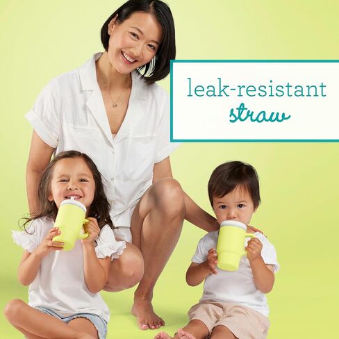 Infantino My 1st Tumbler – Adorable Miniature Tumblers with Leak-Resistant Straw and Toddler-Friendly Handle, Encourages Hydration, Easy to Clean, 9 fl. oz, 2 Pack, Lilac & Ocean in Saudi Arabia