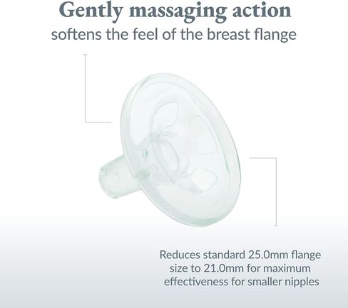 Ameda Breast Pump Flange Insert | 19mm Flange Insert | Ameda Pump Parts | Universal Flange Insert | Compatible with Mya Joy, Mya Joy PLUS and Pearl Breast Pumps | Compatible with 25mm Flange | 2 Count in Saudi Arabia