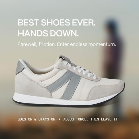 Kizik Shoes: Milan Comfortable Breathable Woven Nylon Slip On Sneakers, Hands Free Shoes | Casual Shoes for Men, Women and Elderly, Orthopedic Shoes for Everyday| Narrow Fit, Order 1 Full Size Up in Kuwait