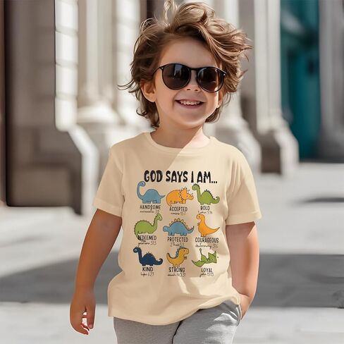 Kekemi Toddler Baby Boys Dinosaur قمصان الديناصور in Kuwait