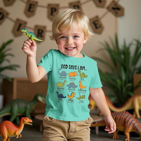 Kekemi Toddler Baby Boys Dinosaur قمصان الديناصور in Kuwait