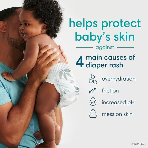 Pampers الحماية النقية التي يمكن التخلص منها حفاضات الطفل الحجم 1 ، 198 عدد مع مناديل Aqua Pure Baby ، حزم البوب ​​6x (336 عدد) in Kuwait