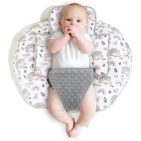 KAKIBLIN Breastfeeding Pillow, Multifunctional Baby Nursing Pillows for Breastfeeding，Baby Feeding Support Pillow for Baby Newborn Boys and Girls