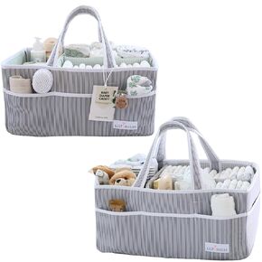 Lily Miles Diaper Caddy Organizer Bundle: Baby Gifts, Newborn Essentials, and Nursery Organization - Perfect for New Parents