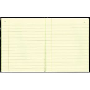 National Texhide Series Record Book, Black, 10" x 8", 300 Numbered Pages (56231)