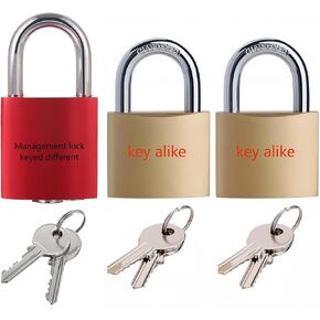 SEPOX Airforce-Grade Dual-Size Keyed alike Aluminum Padlocks 2-Pack – Robust Home Security and Outdoor Protection, Sizes: 50MM & 60MM with Same Key
