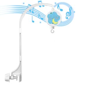 25 Inch Crib Mobile Arm Nursery Mobile arm Baby Mobile Hanger,Mobile arm for Crib,DIY Toy Decoration Move Bracket，Double nut Adjustment and Fixing-2025 Updated Version