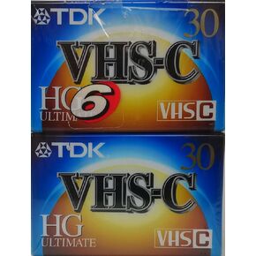 TDK 30 Minute Vhs-c Hg Ulitimate 214777 Ep Sp