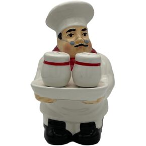 Country Sunflower Painted salt and peper shaker with napkin holder, 83028 by ACK
