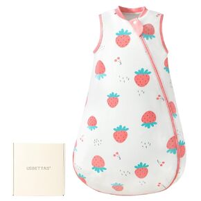 Baby Sleep Sack 6-12 Months, 1.0 TOG Toddler Sleep Sack Thermostatic, Super Soft Cotton Baby Wearable Blanket for Boys Girls, Baby Sleeping Bag with 2-Way Zipper for All Season