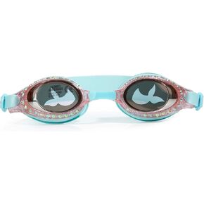 Bling 2O Girls' Pink Donut Swimming Goggles with UV Protection (Ages 3+ up) - Latex-Free, 100% Silicone Material - Includes Anti-Fog & UV Protection - Hard Protective Cover & Adjustable Nose Piece