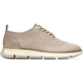 Cole Haan 4.Zerogrand Stitchlite Oxford Etherea Knit/Etherea Smooth Leather/Pumpkin/Optic White 9.5 C - Wide