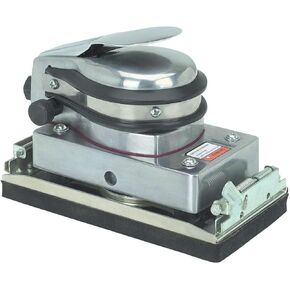 Jitterbug Random Orbital Air Palm Sander, 8", Industrial Duty, Pneumatic Finish Sander Tool, 8,000 RPM