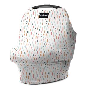 Milk Snob Original 5-in-1 Cover - Nursing Cover for Breastfeeding - Baby Car Seat Cover, Carseat Canopy & Stroller - Essential All-in-One Cover - Gift for Mom, Baby (Quinn)