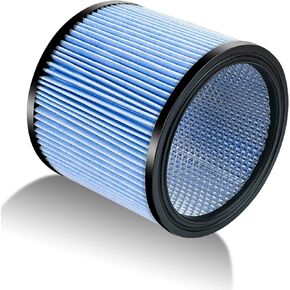 90304 Vacuum Filter Replacement Parts Compatible with Shop Vac 90304 90350 90333, Fits Most 5 Gallon Up Wet Dry Vacuum Cleaner. Part # 90304, 90585 (2PCS)