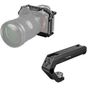 SmallRig A7RIII / A7III / A7M3 Camera Cage and Lightweight Top Handle with 3/8"-16 Locating Pins for ARRI