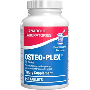 Osteo Plex for Women - 240 Tablets of Vitamin D3, Vitamin C, Calcium, Ovarian Substance - Vitamin D3 and Calcium Supplement for Bone and Glandular Health