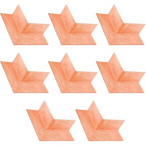 8 Pack Outside Waterproofing Corner Shower Membrane Corner Shower Seamless Membrane Corner Polyethylene Corner Membrane for Bathtub and Steam Room