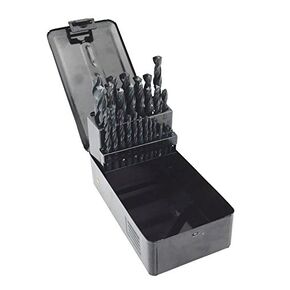 HHIP 5000-0002 Black Oxide HSS Drill Set, 29 Piece, 1/16" - 1/2"