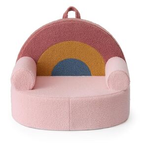Rainbow Toddler Chair and Baby Changing Pad Bundle