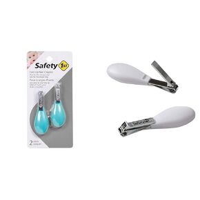 Safety 1st Fold-Up Nail Clippers 2-Pack - Colors May Vary
