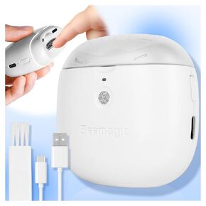 Electric Nail Clippers for Adults, Baby Electric Nail Trimmer Fingernail Cutter and File 2 in 1 Design, 2 Speeds, Nail Scraps Storage,USB Rechargeable Safety