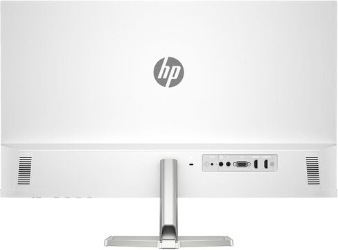 HP 24" FHD IPS (1920x1080) Monitor (Replaces M24FW) Bundle with Docztorm Dock, 100Hz Refresh Rate, HDMI, VGA, Flicker-Free, Ideal for Home & Business, White/Silver (2024 Latest Model) (2 Pack) in Saudi Arabia