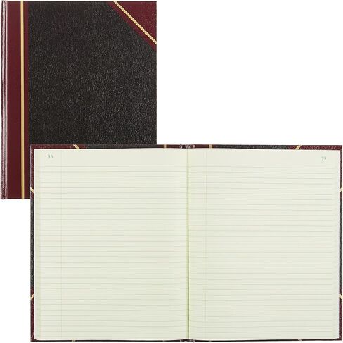 National Texhide Series Record Book, Black, 10" x 8", 300 Numbered Pages (56231) in Saudi Arabia