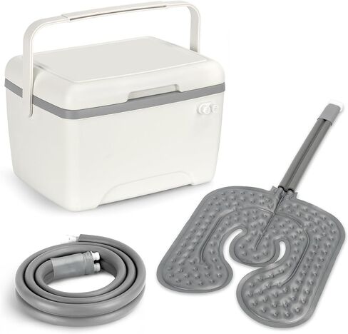 Ice Machine for Knee After Surgery, Rechargeable Timing Cold Therapy Machine for Knee Replacement, Cordless Cryotherapy Knee Ice Machine System for Elbow, Ankle, Back Post-Surgery Care Pain Relief in Saudi Arabia