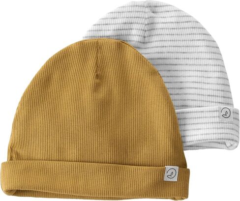 Little Planet by Carter's Unisex Baby 2-Pack Caps Made with Organic Cotton in Saudi Arabia