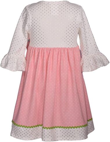 Bonnie Jean Girl's Easter Dress - Pink Bunny Dress for Baby Toddler and Little Girls in Saudi Arabia