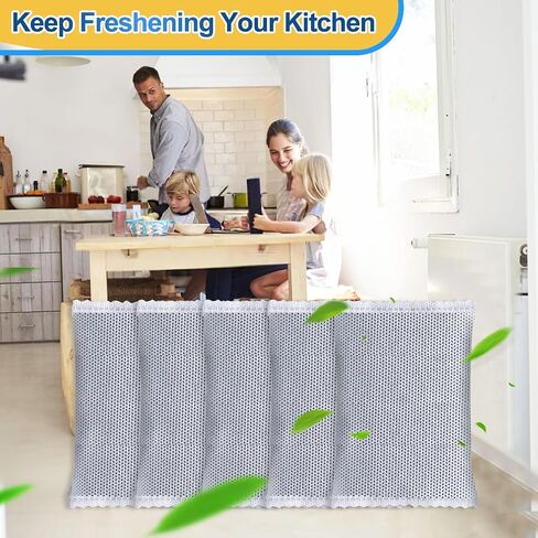 KEEPOW Activated Charcoal Odor Absorber, Trash Can Deodorizer, Diaper Pail Deodorizer, Odor Filter Refill for iTouchless 8 Gallon & Larger for iTouchless 13 Gallon Trash Can Diaper Garbage Can, 3Pack in Kuwait