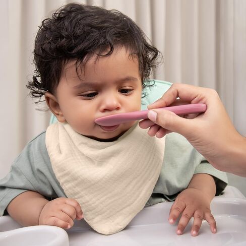 Muslin Baby bibs for drooling and teething, 100% cotton, Bibs for baby girl, Muslin bibs for boys (8 Pack) in Saudi Arabia