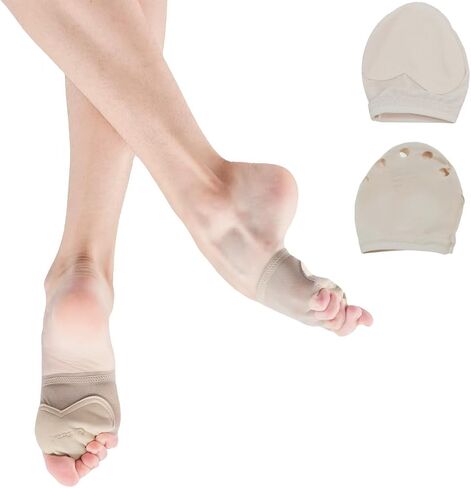 Foot Undies Thongs Half Sole Dance Shoes 5 Toe Lyrical Dance Paws Pads Ballet Contemporary Dance Shoes for Women Girls in Saudi Arabia