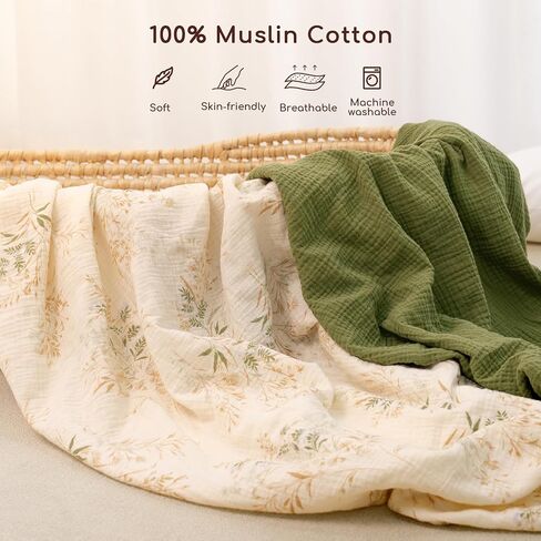 Muslin Changing Pad Cover 100% Cotton Diaper Changing Table Cover for Unisex Baby Boys Girls 2 Pack Changing Pad Sheets Green in Saudi Arabia