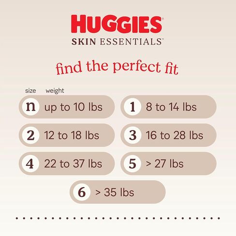 Bundle of Huggies Size 1 Diapers, Skin Essentials Baby Diapers, Size 1 (8-14 lbs), 198 Count (3 Packs of 66) + Huggies Skin Essentials Baby Wipes,99% Water, 6 Flip Top Packs (336 Wipes Total) in Saudi Arabia