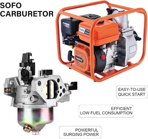 مكربن ​​SOFO GX390 لمحرك هوندا - لأجزاء مكربن ​​Honda GX390 GX340 GX360 GX 390 GX420 Predator 420cc Carburetor (11-13hp) / لمحرك Honda GX340 Carburetor/Predator 420cc Carburator in Saudi Arabia