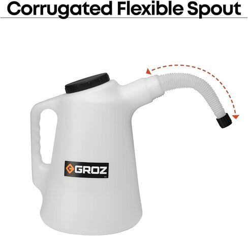 Groz 41900 Plastic Measures with Lid Capacity 1 litre (1 quart). in Kuwait