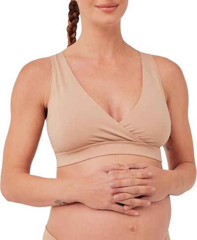 Pact Organic Cotton Maternity Nursing Bralette for Breastfeeding - Stretchy, Wireless in Saudi Arabia