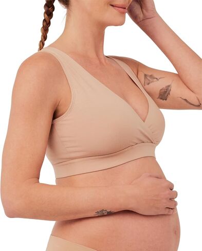 Pact Organic Cotton Maternity Nursing Bralette for Breastfeeding - Stretchy, Wireless in Saudi Arabia